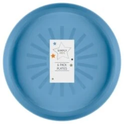Simply Kids Colour Plates 6pk - Multicolour -Kitchen and Tableware Store 398566 6pk simply kids colour plates boys