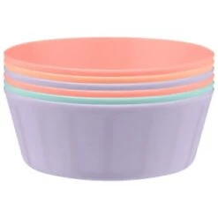 Simply Kids Colour Bowls 6pk - Pastel -Kitchen and Tableware Store 398571 6pk simply kids colour bowls girls 2