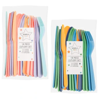 Simply Kids Cutlery Set - Pastel 4 Simply Kids Cutlery Set - Pastel - Image 2