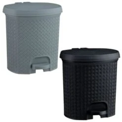 B&M Knit Peddle Bin - Black -Kitchen and Tableware Store 400122 400123 knit peddle bin 1