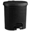 B&M Knit Peddle Bin - Black -Kitchen and Tableware Store 400122 black knit peddle bin
