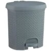 B&M Knit Peddle Bin - Grey -Kitchen and Tableware Store 400123 grey knit peddle bin 2