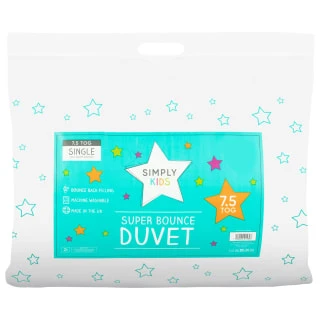 Simply Kids Super Bounce Single Duvet 7.5 Tog 3 Simply Kids Super Bounce Single Duvet 7.5 Tog