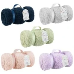 Simply Kids Teddy Throw - Lilac 11 Simply Kids Teddy Throw - Lilac -Kitchen and Tableware Store 400204 400205 400206 400208 400209 simply kids teddy rolled kids throw group 2